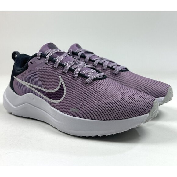 Nike Downshifter 12 Womens Purple White Gray Running Shoes Sneakers DD9294-500 - Picture 2 of 12